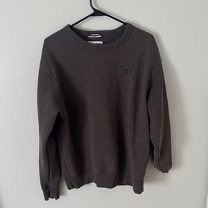 Champion Men's Dark Grey Crewneck Sweater